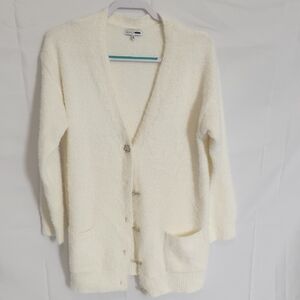 Fashion Nova Cream Cardigan Sweater